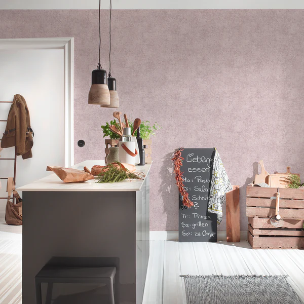 Vliestapete Trendwall I - Vlies - Rosa - Image 4