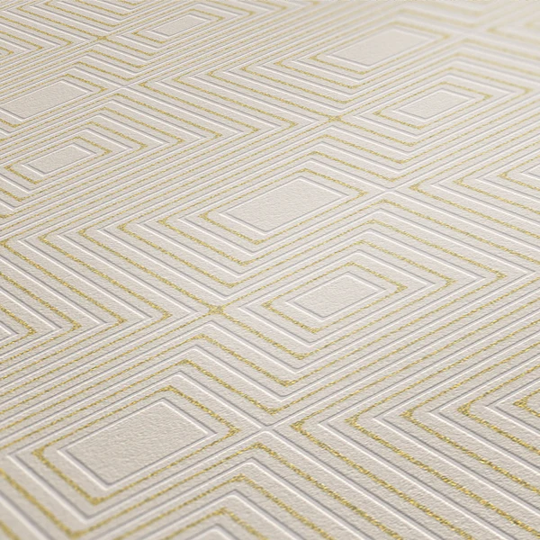 Vliestapete Vertigo - Gold - 0,53m x 10,05m - Gold - Image 6