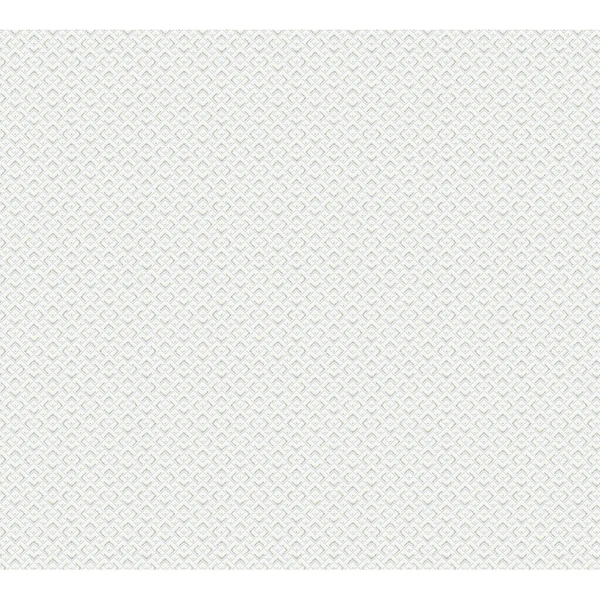 Vliestapete Verve - Weiß - 0,53m x 10,05m - Weiß