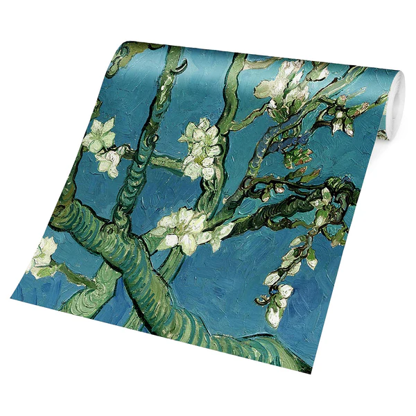 Vliestapete Vincent van Gogh Mandelblüte - Vliespapier - Blau - Image 5