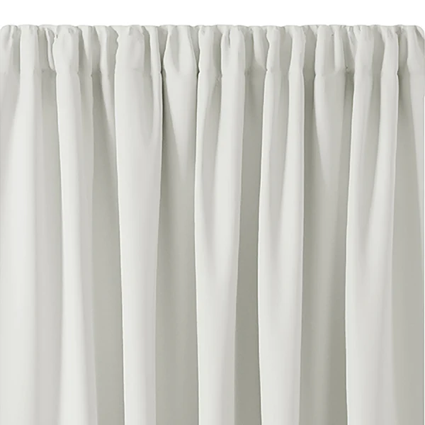 Vorhang mit Kräuselband Blackout II - Polyester - Weiß - Image 5