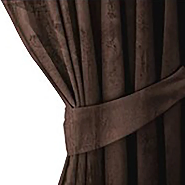 Vorhang mit Kräuselband Velvet - Polyester - Braun - 140 x 270 cm - Image 3