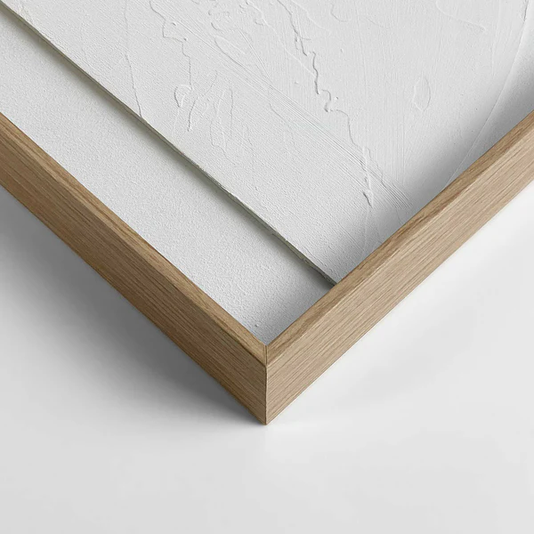 Wandbild Relief Mars - MDF Rahmen - 70 x 100 cm - Weiß - Image 4