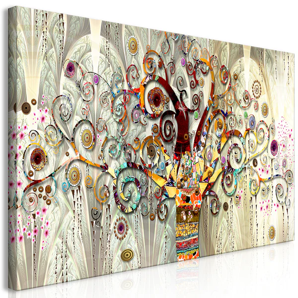 Wandbild Tree of Life - Leinwand - Mehrfarbig - 120 x 60 cm - Image 3
