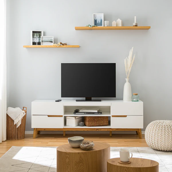 Wandboard Tenabo - Echtholzfurnier - Eiche - Breite: 90 cm - Image 2