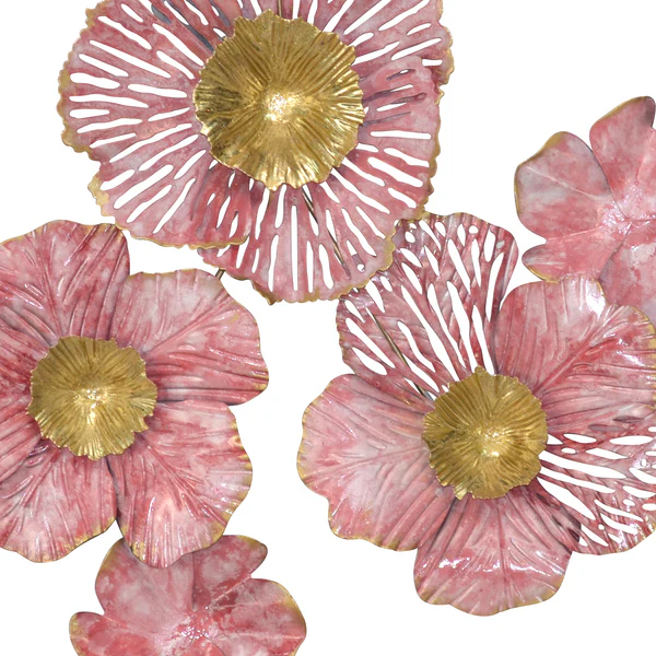 Wanddekoration Rita - Eisen - Rosa / Gold - Image 2