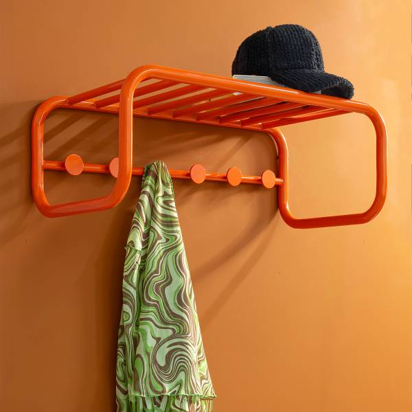 Wandgarderobe Coppin - Metall - Orange - Image 2