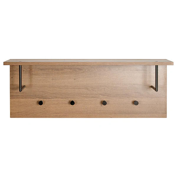Wandgarderobe Dunnet 80 cm - Eiche Dekor - Image 2