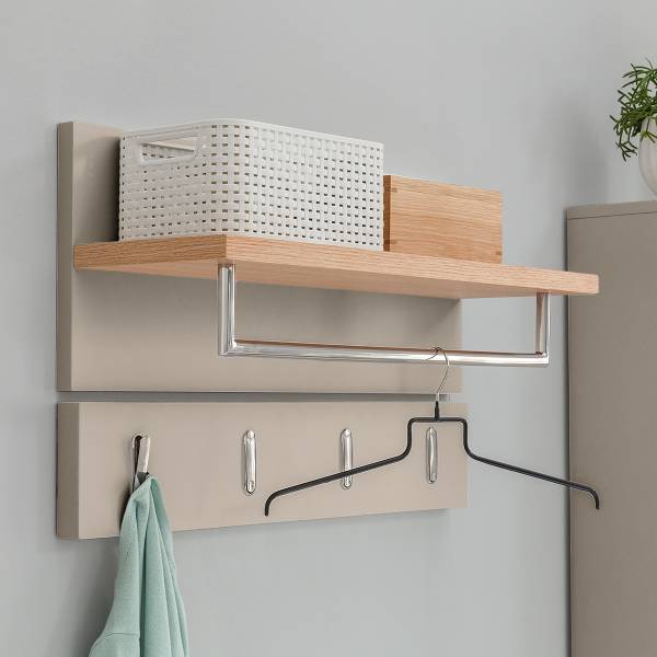 Wandgarderobe LINDHOLM - Taupe - Image 2