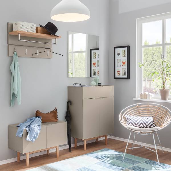 Wandgarderobe LINDHOLM - Taupe - Image 3