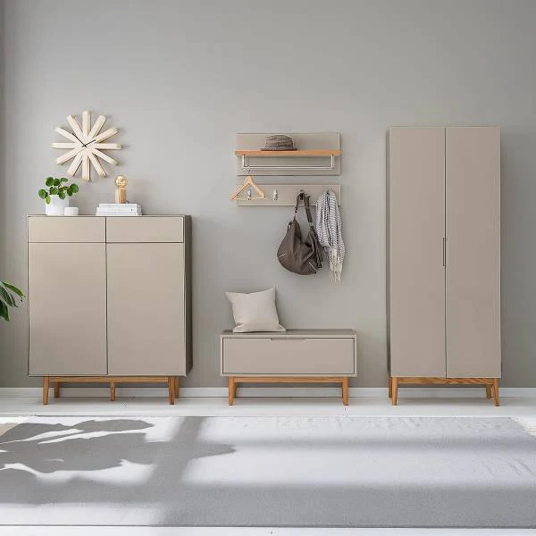 Wandgarderobe LINDHOLM - Taupe - Image 4