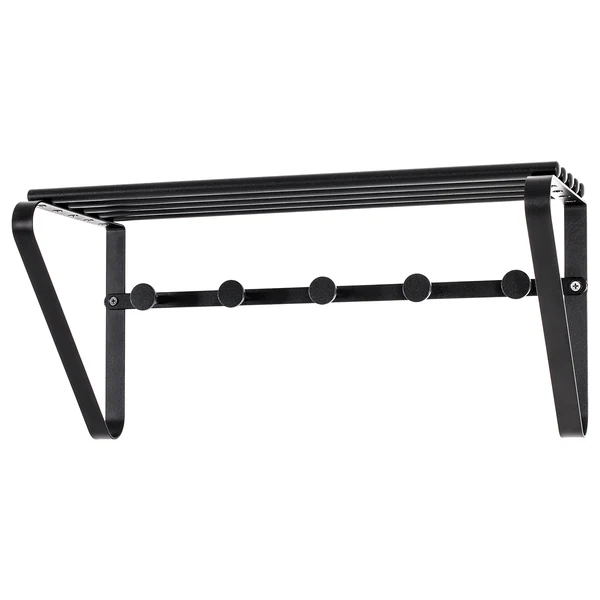 Wandgarderobe Muscoda - Metall - Schwarz