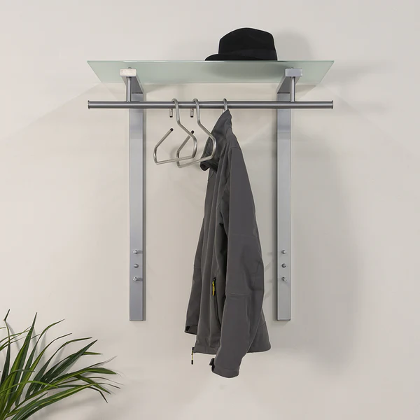 Wandgarderobe Reenvard - Nickel - Silber - Image 2