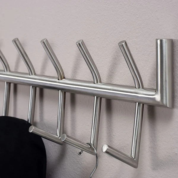Wandgarderobe Starkow - Stahl - Silber - Image 4