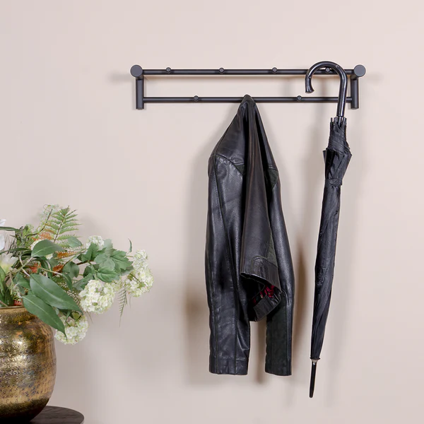 Wandgarderobe Sunol I - Metall - Schwarz - Image 2