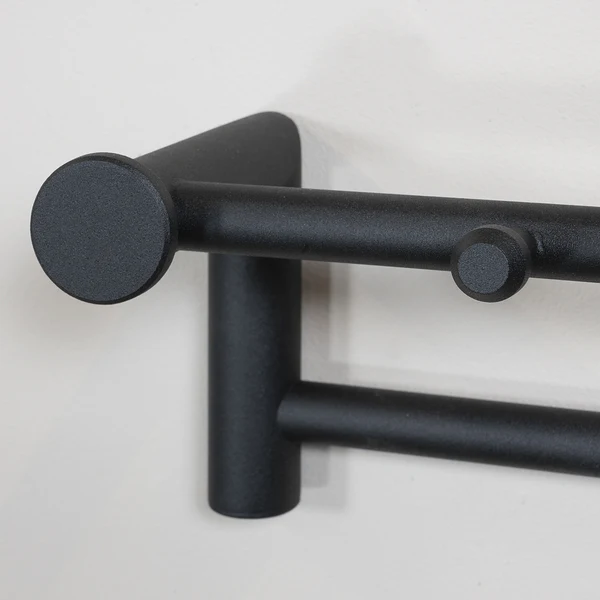 Wandgarderobe Sunol I - Metall - Schwarz - Image 6