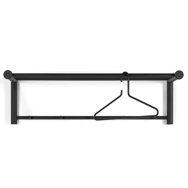 Wandgarderobe Sunol II - Metall - Schwarz - Image 3