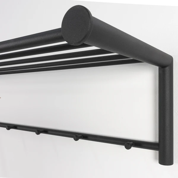 Wandgarderobe Sunol II - Metall - Schwarz - Image 4