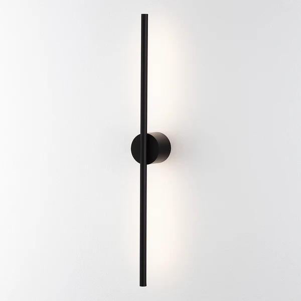 Wandleuchte Aden Typ A - Aluminium - 1-flammig - Höhe: 60 cm