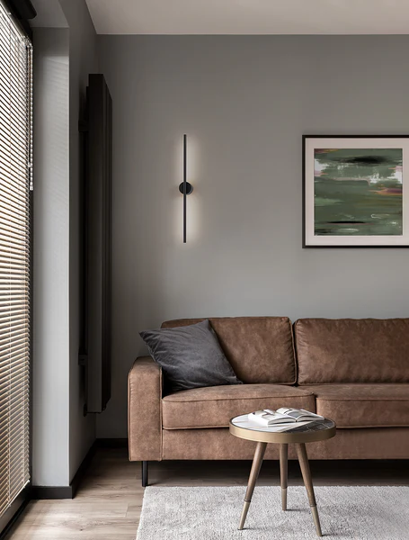 Wandleuchte Aden Typ A - Aluminium - 1-flammig - Höhe: 60 cm - Image 2