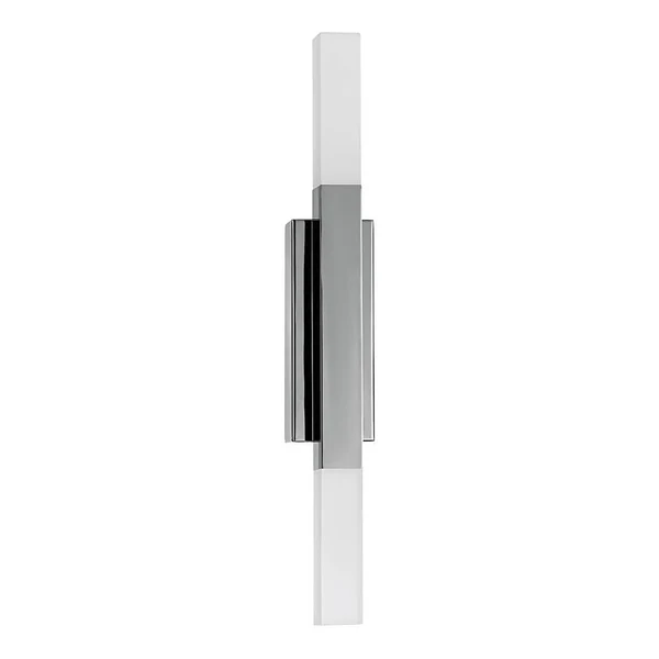 Wandleuchte Alcudia - Stahl / Polycarbonat - 2-flammig - Silber - Image 4