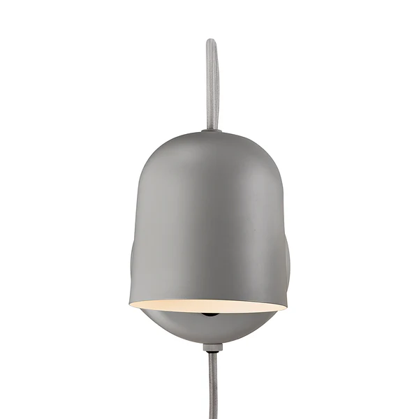 Wandleuchte Angle - Stahl - 1-flammig - Grau - Grau - Image 5
