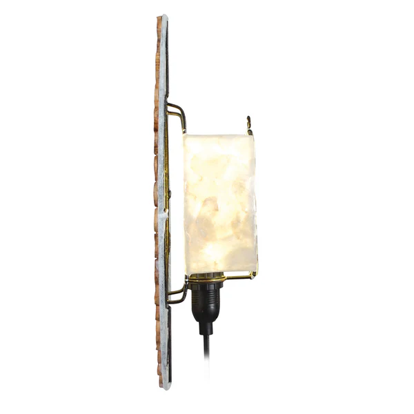 Wandleuchte Bankok - Geflecht/Muschel - Braun - 1-flammig - Image 4