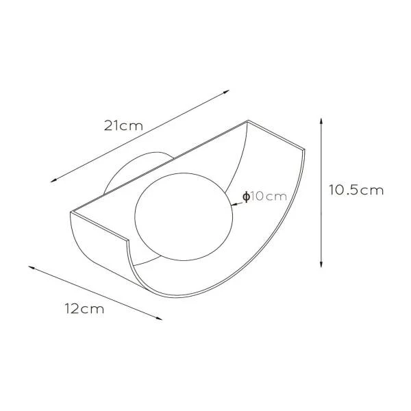 Wandleuchte Benni - Stahl - Grün - Image 10