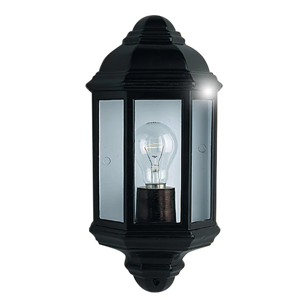 Wandleuchte Black Flush - Klarglas / Aluminium - Schwarz - Image 2