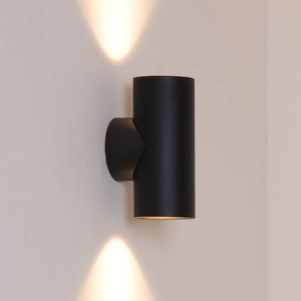 Wandleuchte Bondi - Aluminium - Schwarz