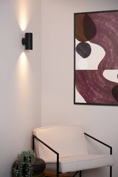 Wandleuchte Bondi - Aluminium - Schwarz - Image 2