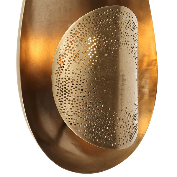 Wandleuchte Brassi - Messing - Aluminium - 24 x 36 x 13 cm - Image 10