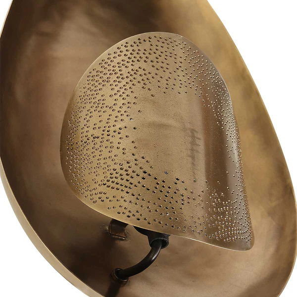 Wandleuchte Brassi - Messing - Aluminium - 24 x 36 x 13 cm - Image 12