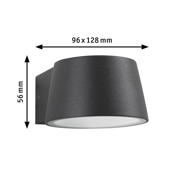 Wandleuchte Capea - Aluminium - Grau - 1-flammig - Image 6