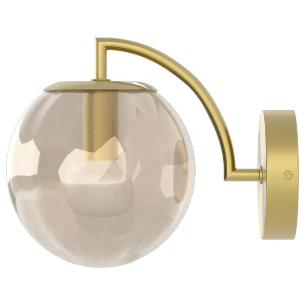 Wandleuchte CARTY - Glas / Eisen - 1-flammig - Bernstein - Image 9