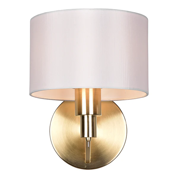 Wandleuchte Cassio - Webstoff / Stahl - 1-flammig - Gold - Image 4
