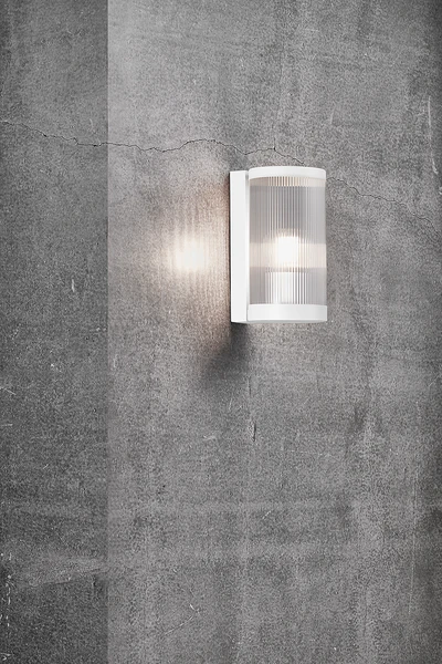 Wandleuchte Coupar - Aluminium / PVC - 1-flammig - Weiß - Image 3