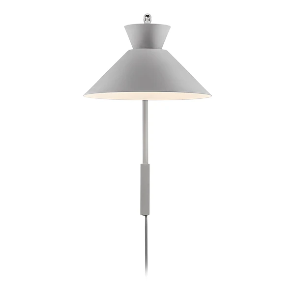 Wandleuchte Dial - Aluminium - 1-flammig - Grau - Image 3