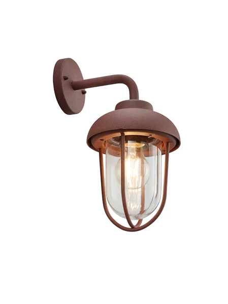 Wandleuchte Duero - Klarglas / Aluminium - 1-flammig - Kupfer - Image 2