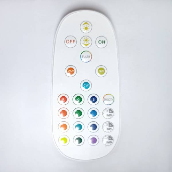 Wandleuchte ESTE mit Akku-Leuchtmittel - RGB-Leuchtmittel - inkl. Fernbedienung - Weiß / Schwarz - Image 14