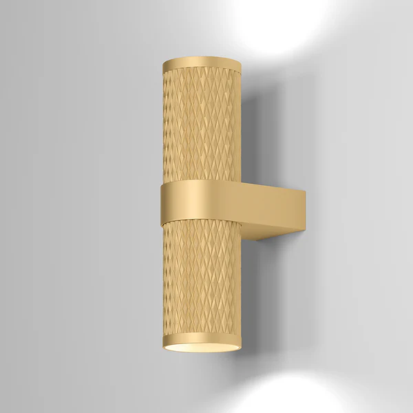 Wandleuchte Focusdesign - Aluminium - 2-flammig - Gold - Image 2