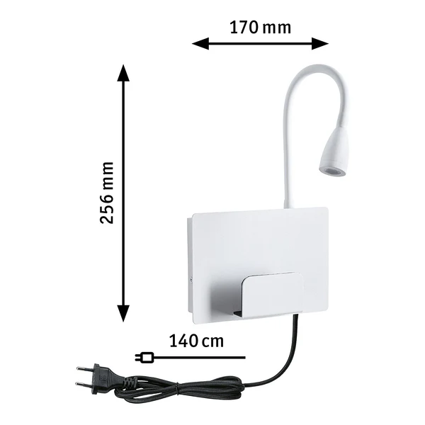 Wandleuchte Halina - Aluminium - 1-flammig - Weiß - Image 13