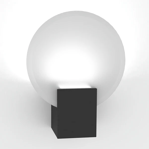 Wandleuchte Hester - Kunststoff / Glas - 1-flammig - Schwarz - Schwarz - Image 2