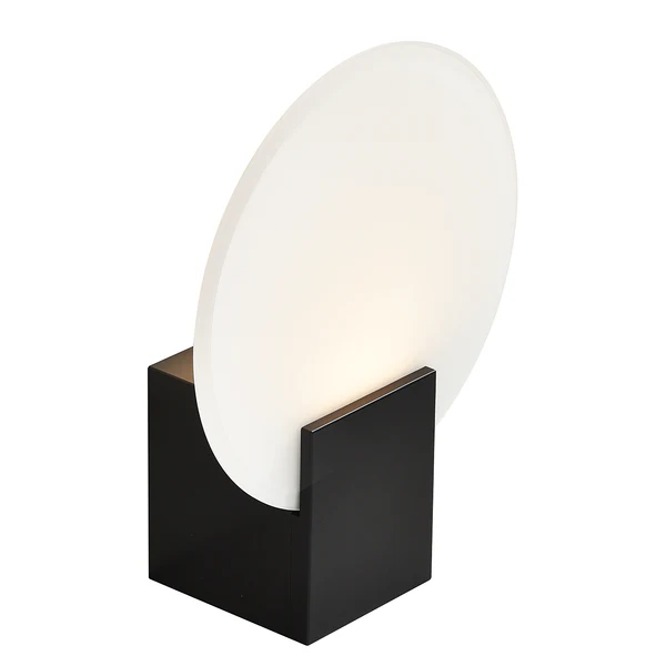 Wandleuchte Hester - Kunststoff / Glas - 1-flammig - Schwarz - Schwarz - Image 6