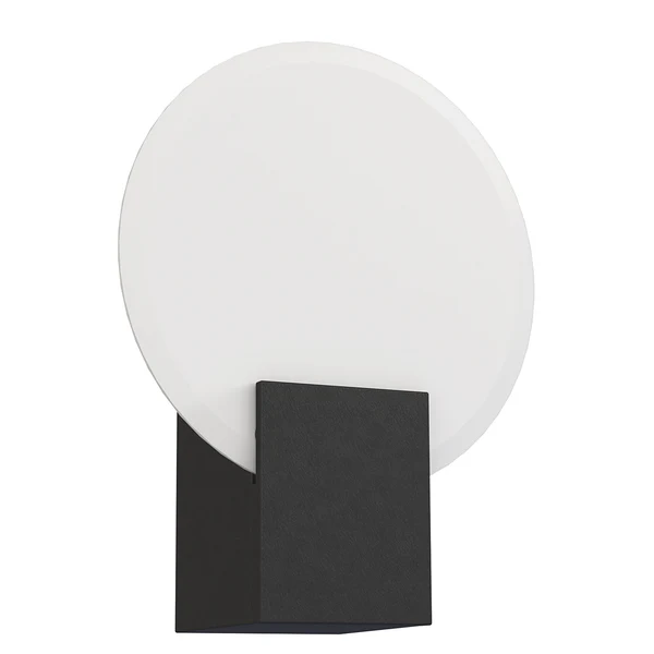 Wandleuchte Hester - Kunststoff / Glas - 1-flammig - Schwarz - Schwarz - Image 8