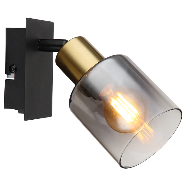 Wandleuchte Hollsy - Farbglas / Eisen - 1-flammig - Image 3