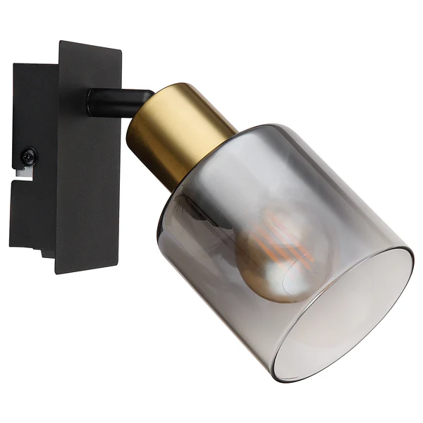 Wandleuchte Hollsy - Farbglas / Eisen - 1-flammig - Image 4