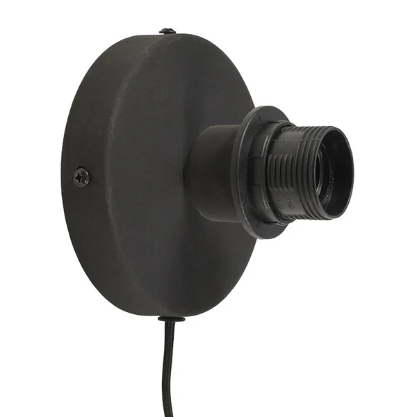 Wandleuchte Kalimantan - Bambus massiv / Eisen - 1-flammig - Durchmesser: 44 cm - Image 9