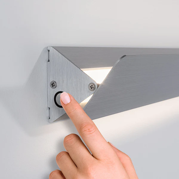 Wandleuchte Katla - Aluminium - Silber - Breite: 31 cm - Image 3