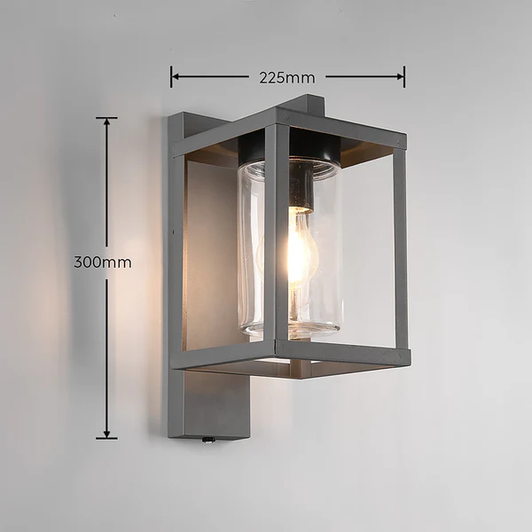 Wandleuchte Lunga Typ A - Klarglas / Aluminium - 1-flammig - Image 10